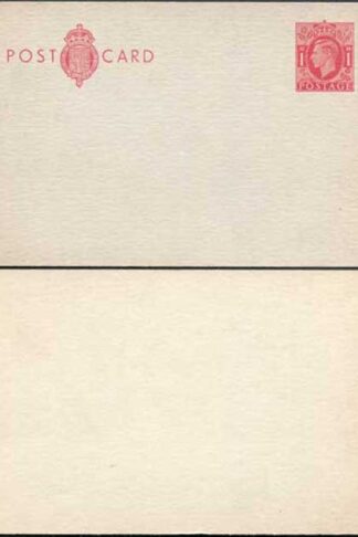 CP97 KGVI 1d Carmine Postcard Stamp L24 Size F Mint