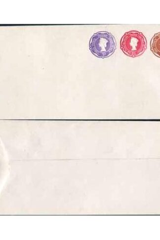 ESCP965 QEII 2d and 2 1/2d and 3d Stamped to Order Envelope Mint
