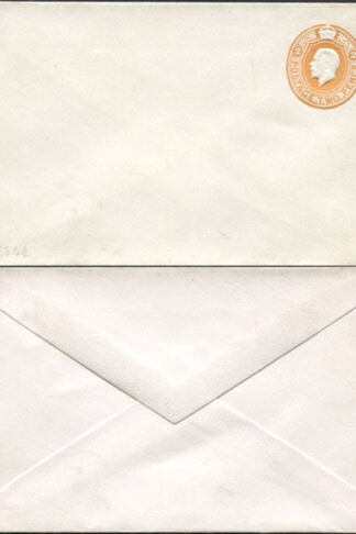 ES45 KGV 2d Orange Stamped to Order Envelope Mint