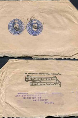 ESC844 KGVI 4d x 2 Stamped to Order Part W H Smith Wrapper Used