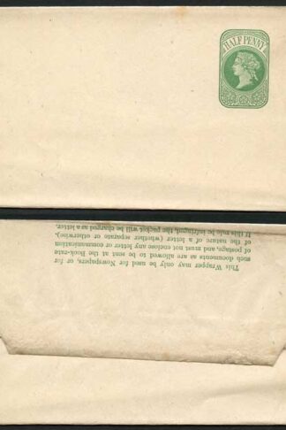 WP11 QV 1/2d Green Newspaper Wrapper Stamp LW2 Mint