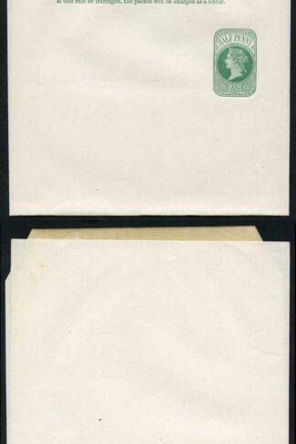 WP10 QV 1/2d Green Newspaper Wrapper Stamp LW2 Mint