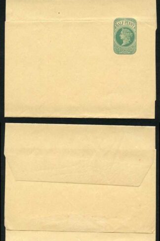 WP18 QV 1/2d Green Newspaper Wrapper Stamp LW4 Mint