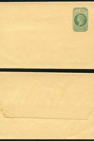WP18 QV 1/2d Green Newspaper Wrapper Stamp LW4 Mint
