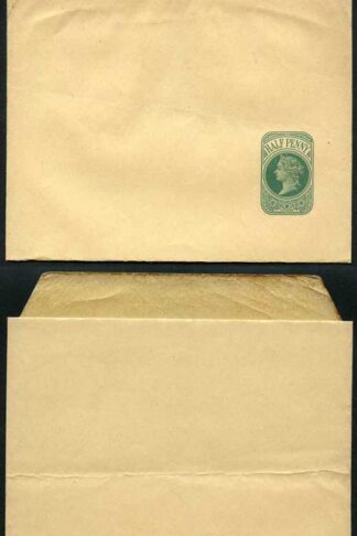 WP18 QV 1/2d Green Newspaper Wrapper Stamp LW4 Mint