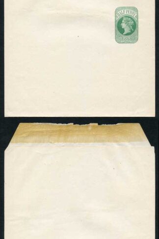 WP6 QV 1/2d Green Newspaper Wrapper Stamp LW2 Mint