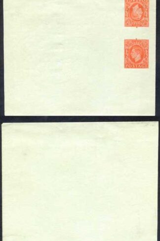 KGVI 1/2d Orange Stamp L23 Tete Beche Pair On Green Paper