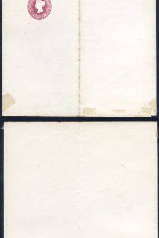 ES20b QV 2d Lake 9 Florets Stamped to Order Wrapper Mint
