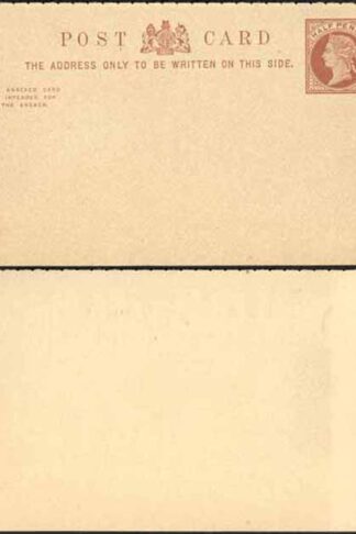 CP14c QV 1/2d + 1/2d Inland Reply Card Format CF3 Stamp L3 Mint Perf 14/12