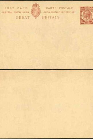 CP89 KGV 1 1/2d Brown Foreign Card Format CF16 Stamp L15 Mint