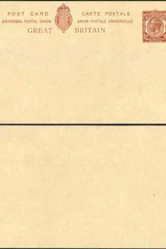 CP89 KGV 1 1/2d Brown Foreign Card Format CF16 Stamp L15 Mint