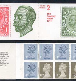 FL2a One Pound Thirty Pence The Downey Head Booklet LM