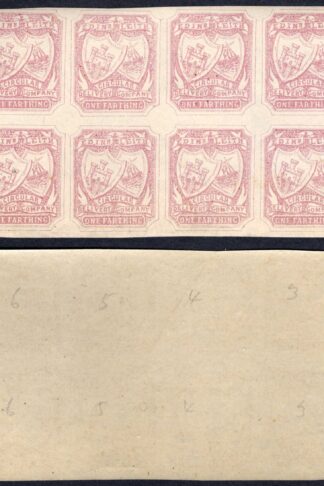 CD10 1/4d Dull Mauve Edinburgh and Leith Circular Delivery Unmounted Mint Block