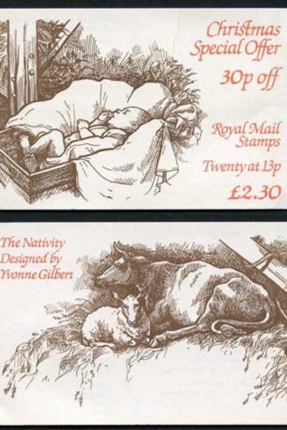 FX7 1984 Two Pound Thirty Pence Christmas Complete Booklet