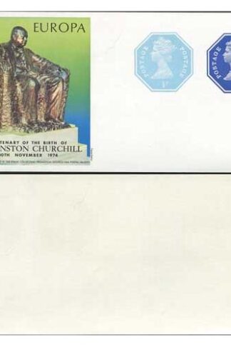 WSP143 QEII 3p and 1/2p 1974 Churchill Label
