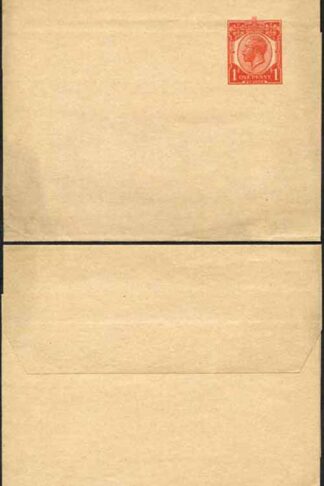 WP32 KGV 1d Carmine Newspaper Wrapper Stamp L22 Size E Mint