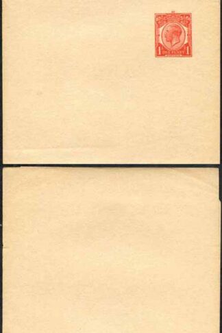 WP32 KGV 1d Carmine Newspaper Wrapper Stamp L22 Size E Mint