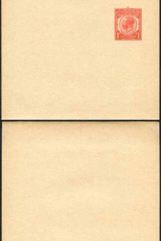 WP32 KGV 1d Carmine Newspaper Wrapper Stamp L22 Size E Mint