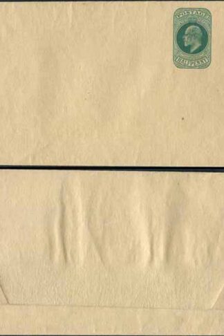 WP19 KEVII 1/2d Blue Green Newspaper Wrapper Stamp LW5 Mint