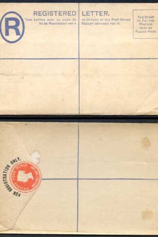 British Bechuanaland O/P on QV 4d Vermillion Registered Letter Mint