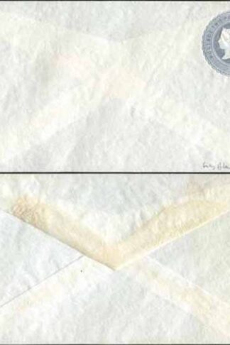 EP34 QV 2 1/2d Grey Blue Envelope Stamp 11 Size D Mint