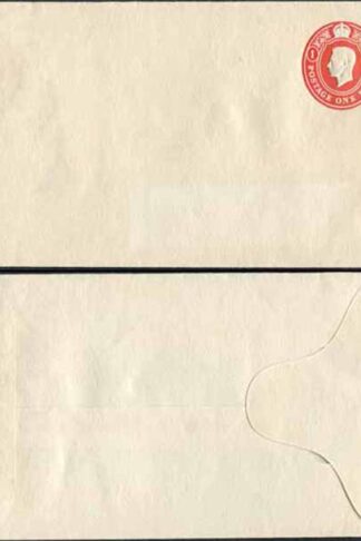 EP75 KGVI 1d Carmine Envelope Stamp 43 Size G Mint
