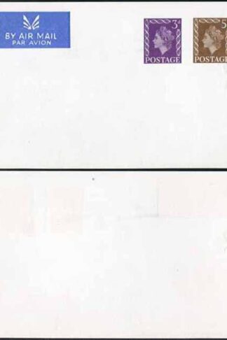 CSP165 QEII 5d and 3d Stamped to Order Postcard (Air Mail) Size F Mint