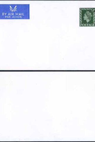 CSP160 QEII 9d Stamped to Order Postcard Mint (Airmail)