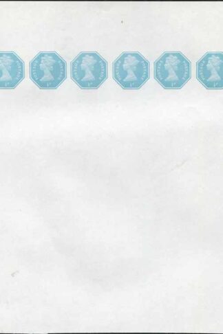 WSP152 QEII 1/2p x 6 on Stamped to Order Newspaper Wrapper Mint Approx 204x260mm