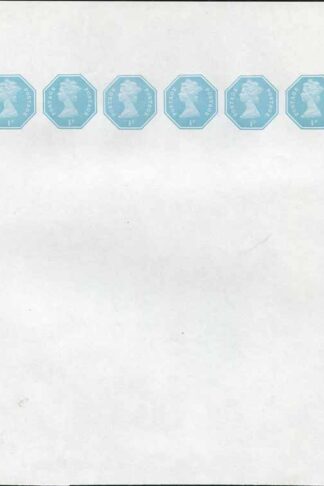 WSP152 QEII 1/2p x 6 on Stamped to Order Newspaper Wrapper Mint Approx 204x260mm