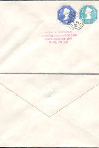 ESCP1001 1/2pand 3p Stamped to Order Envelope House of Lords Seal on Flap USED