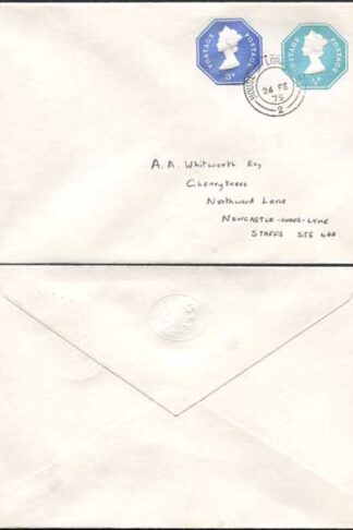 ESCP1001 1/2pand 3p Stamped to Order Envelope House of Lords Seal on Flap USED