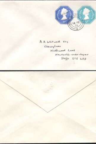 ESCP1001 1/2pand 3p Stamped to Order Envelope House of Lords Seal on Flap USED