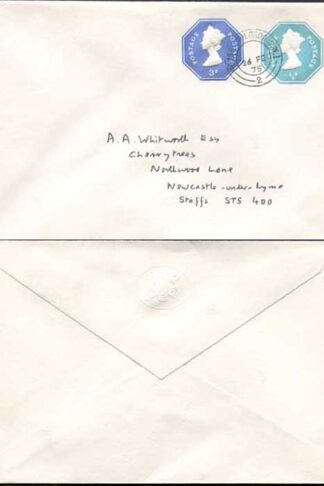 ESCP1001 1/2pand 3p Stamped to Order Envelope House of Lords Seal on Flap USED