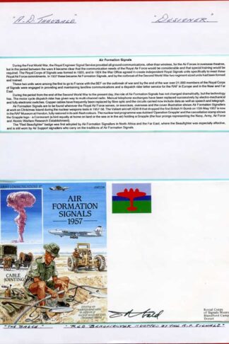 Air Formations Signals Cover Signed By the designer