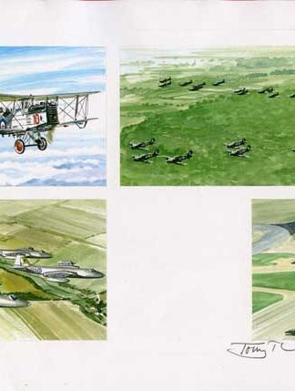 Aircraft Cover Proof signed by the designer
