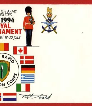 1994 Royal Tournament Cover signed by the designer