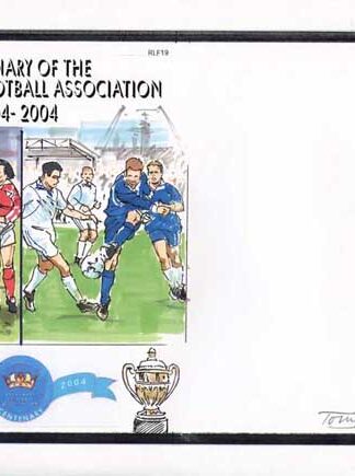 Laser Copy of Proof of Football Cover Signed by the Designer