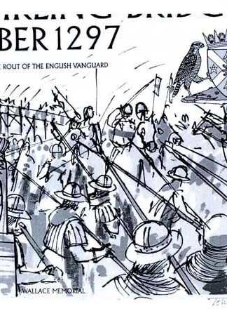 The Battle Of Sterling Bridge Laser Artwork Signed by the Designer Tony Theobald