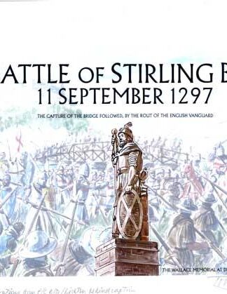 The Battle Of Sterling Bridge Laser Artwork Signed by the Designer Tony Theobald