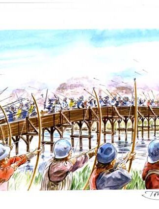 The Battle Of Boroughbridge Laser Artwork Signed by the Designer Tony Theobald